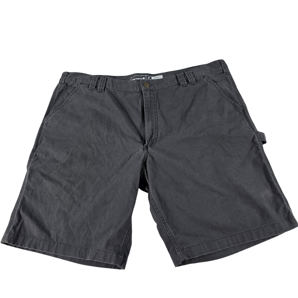 Carhartt Rugged Flex Relaxed Fit Canvas Utility Work Shorts BS3652-M Gray 44